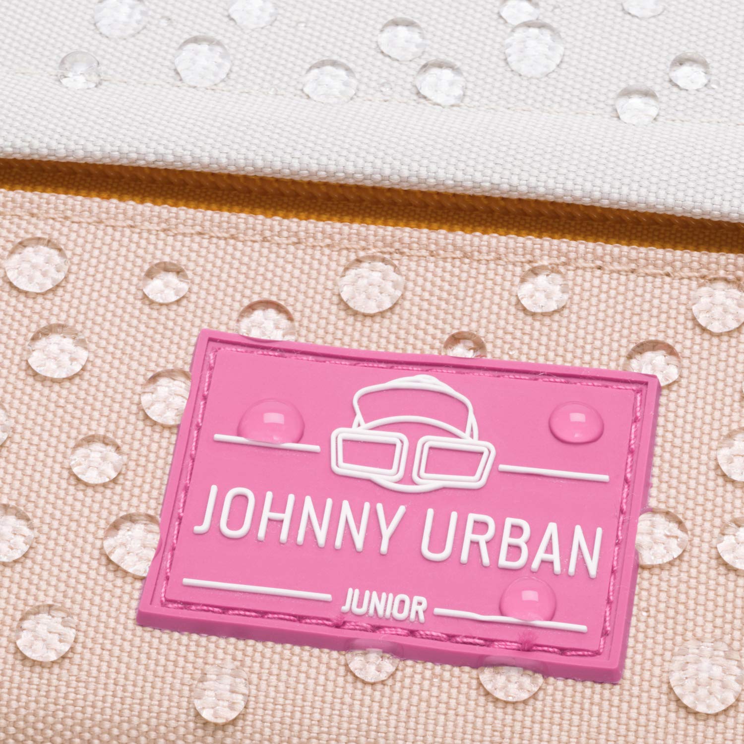 JOHNNY URBAN JUNIOR torba na brzuch dla dzieci dla dziewczynek i chłopców - Felix - z recyklingu i hydrofobowa, czerwony (czerwony) - JOHN00207