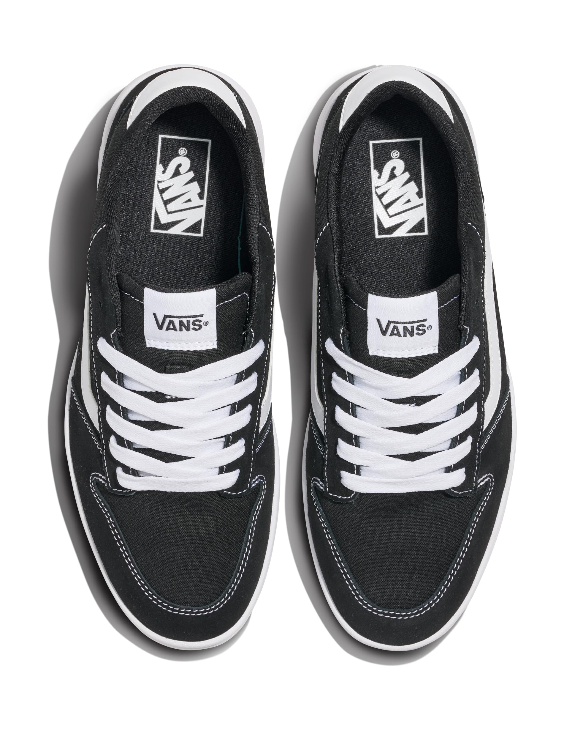 Vans Uomo Scarpe da Ginnastica in Pelle Scamosciata Ryland, White/Black