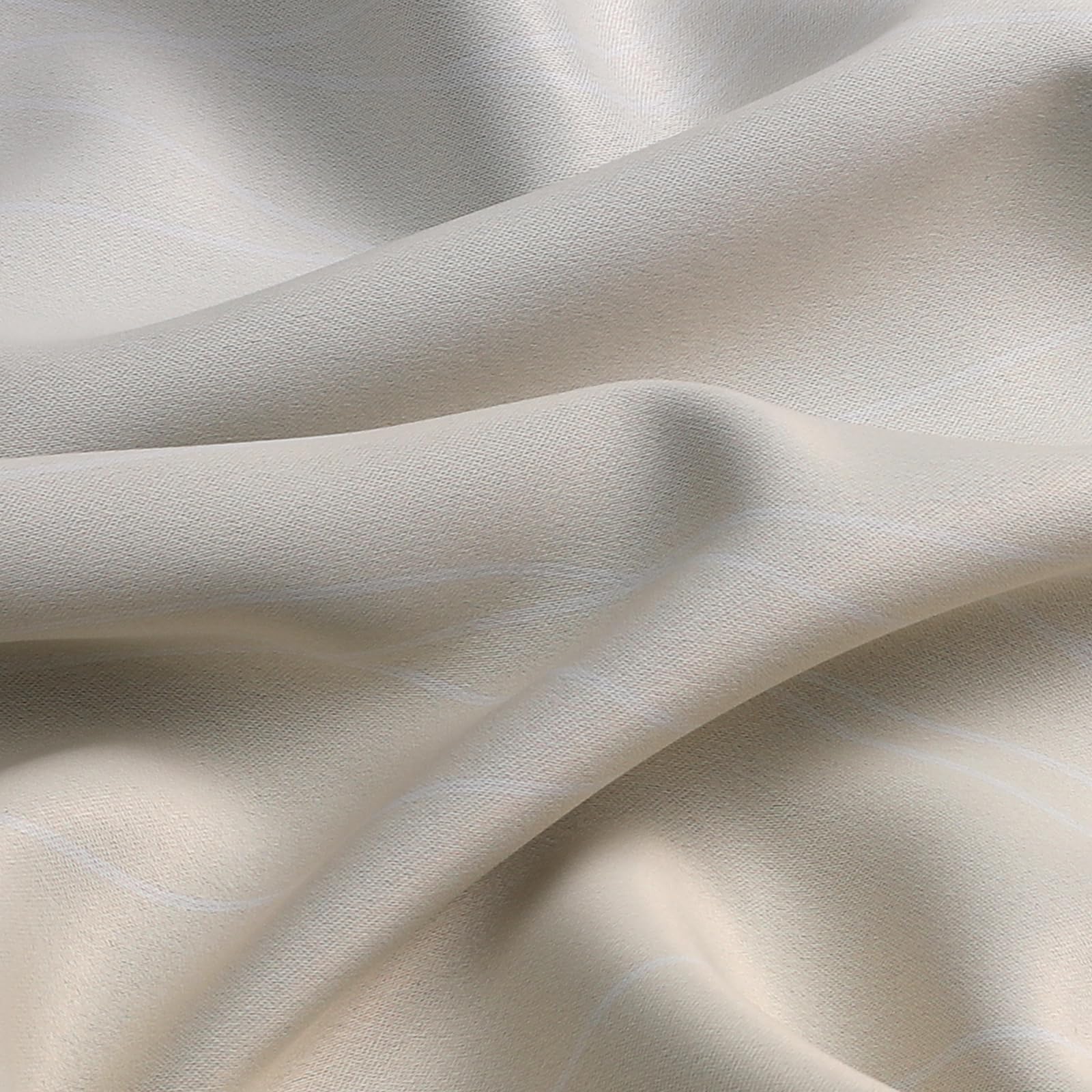 Dégradé Ombre Beige Clair Blanc, Rideau à œillets, Rideaux de fenêtre, thermorideau Anti-Froid, Double Rideau 2 pièces, Rideaux de Chambre à œillets, occultants pour Salon, H 229 x L 132 cm