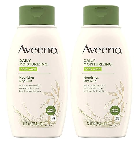 Aveeno Gel de baño hidratante diario 12 onzas (12.0 fl oz) (paquete de 2)