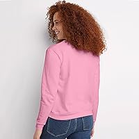 Vista 2 de Hanes Ecosmart Sudadera de cuello redondo con muesca en V para mujer