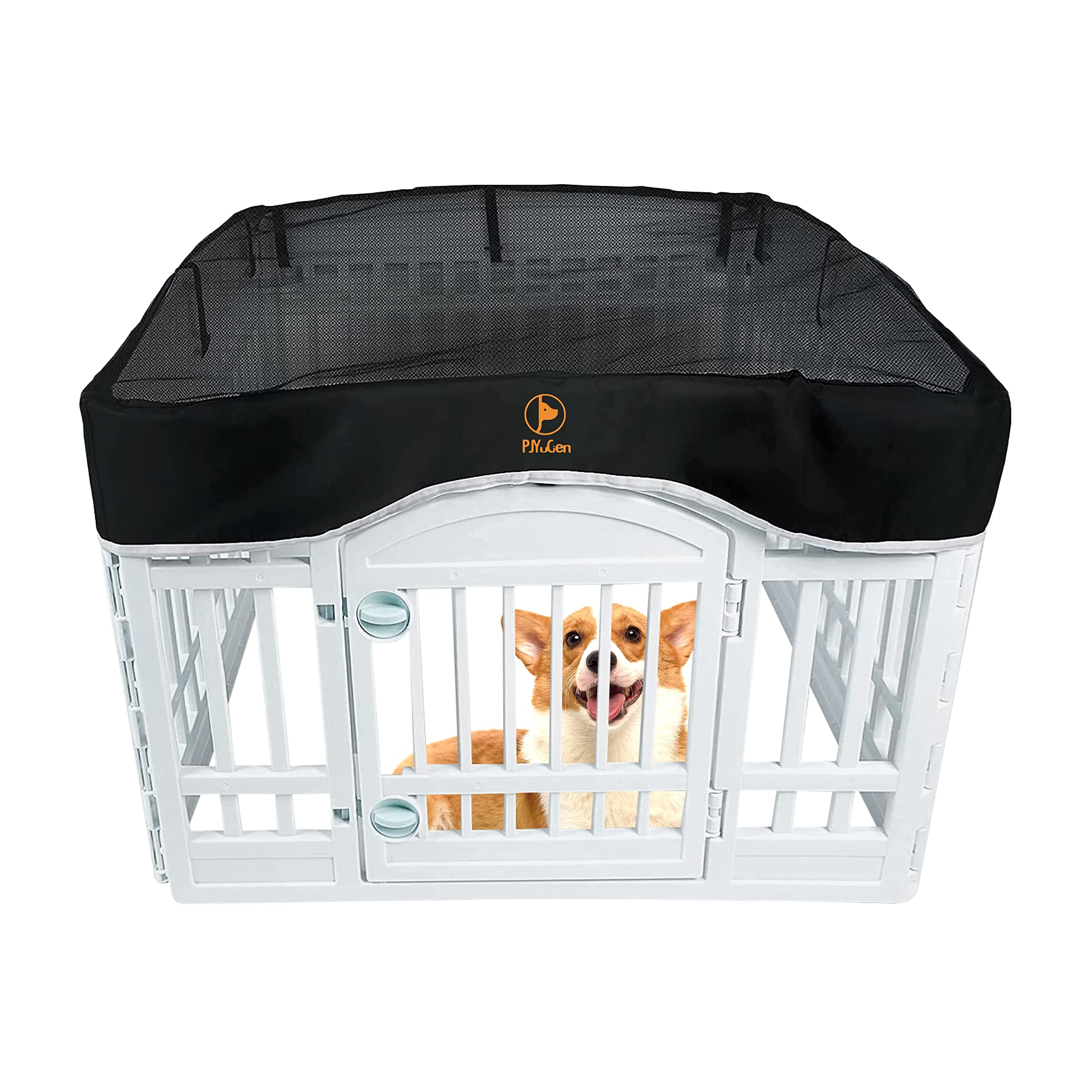 Buy Pet Playpen Cover Mesh Top Dog Pen Cover, Provide Shade for Pets