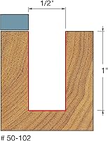 Vista 6 de Freud 42-104 1/2 pulgadas (diámetro) Broca de ajuste empotrado para rodamientos y Freud 50-102 1/2 pulgadas (diámetro)