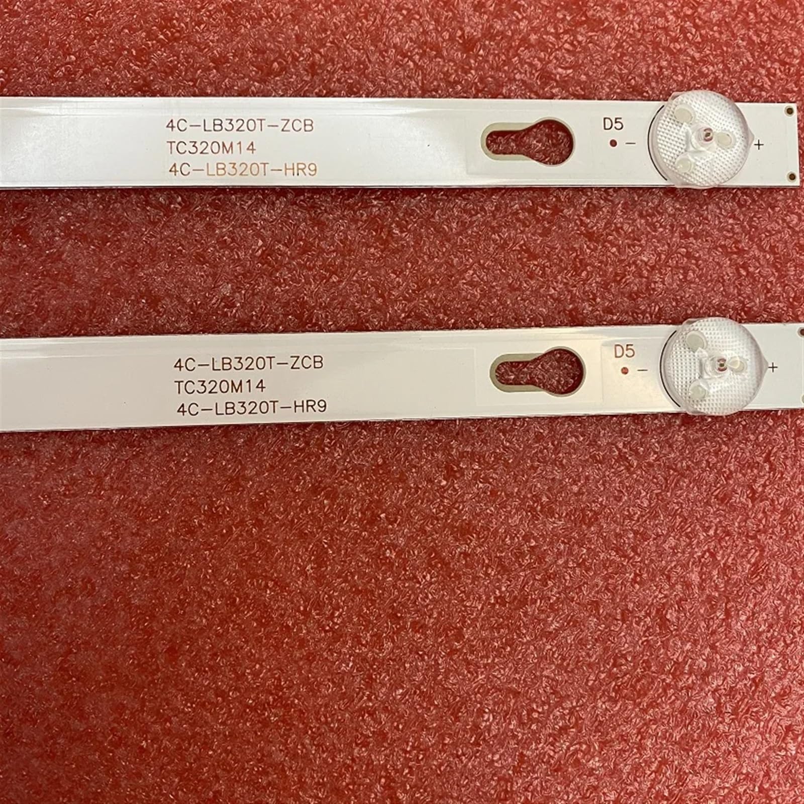Strisce di retroilluminazione a LED 5LED compatibili for TV 32D3000 32D3000B TV TC-32FS500X Fanco W32-D12B Atvio ATV-32SM GIC32LB37_3030F2.1D(30 PCS for 15 TV)