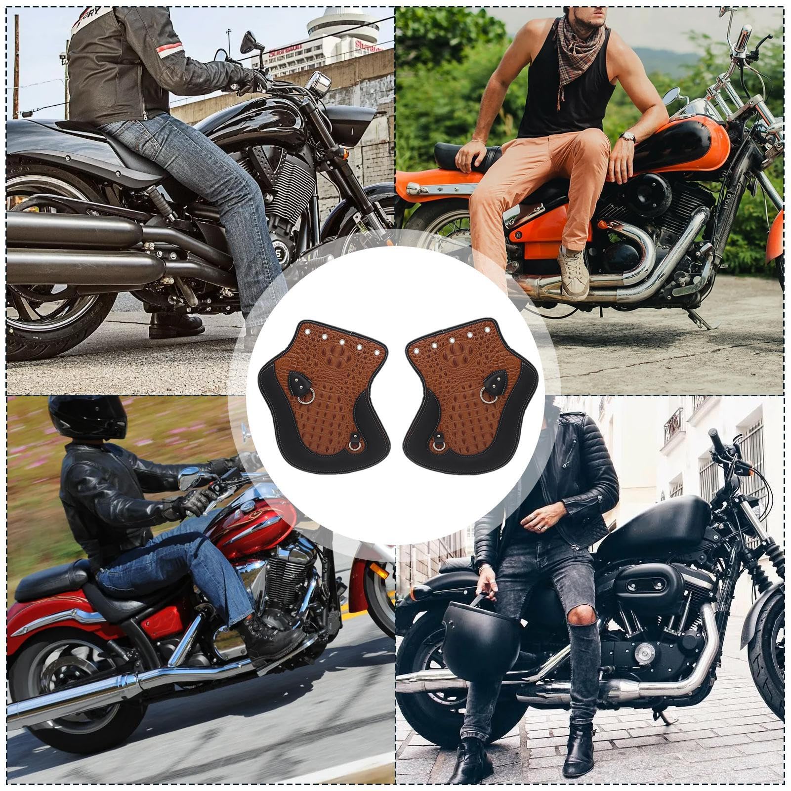 Protector de silenciador para piernas, protección contra quemaduras para | moto, para mayor seguridad en la conducción
