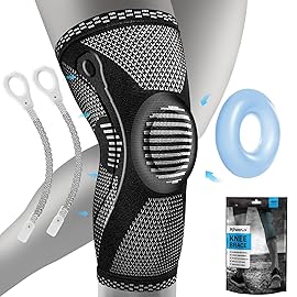 POWERLIX Knee Brace with Support and Pad for Pain Relief, Medical Knee Support, Compression Knee Sleeve for for Men & Women Knee Support for Running, Basketball, Volleyball