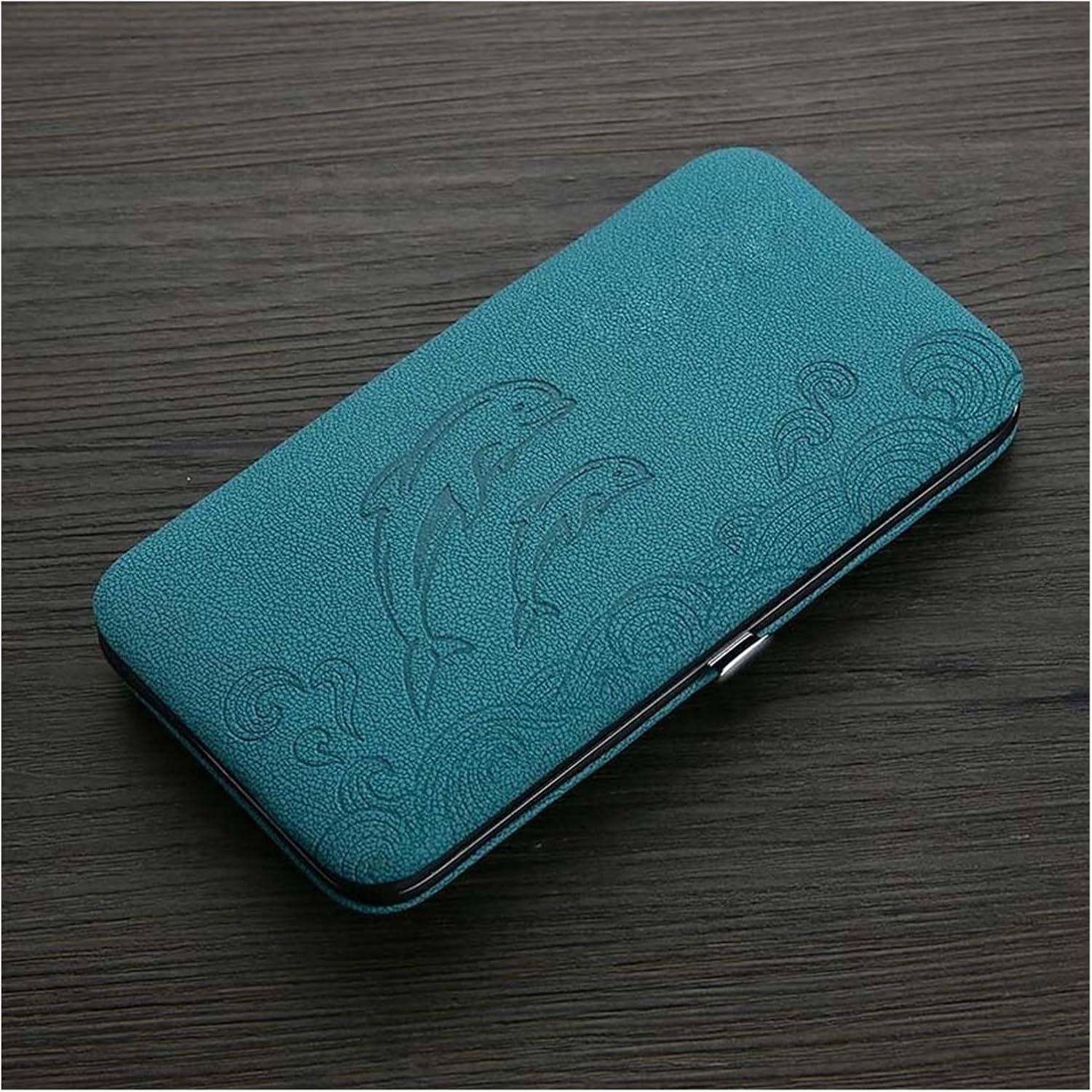 Manicure Set Manicure Pedicure Tools Stainless Steel Blue Dolphin Nail Clipper Care Kit Nail Clippers Pedicure Kit (Color : A)