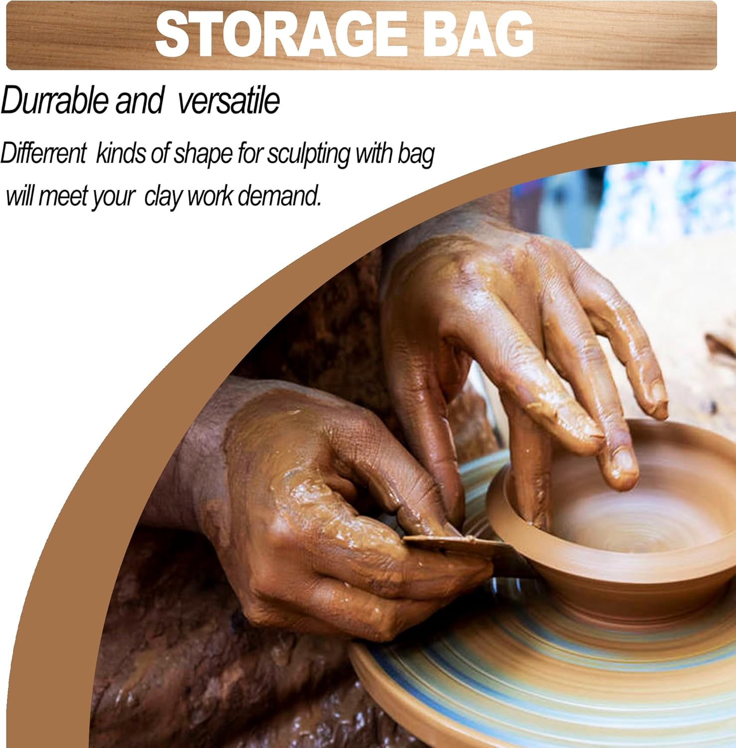 LINPHCEY 61Pcs Clay Sculpting Tools Set Perfect for Polymer Air Dry Modeling Clay Beginners & Professionals Ideal for DIY Pottery & Ceramics Tools for Clay Sculpey Sculpting & Crafting