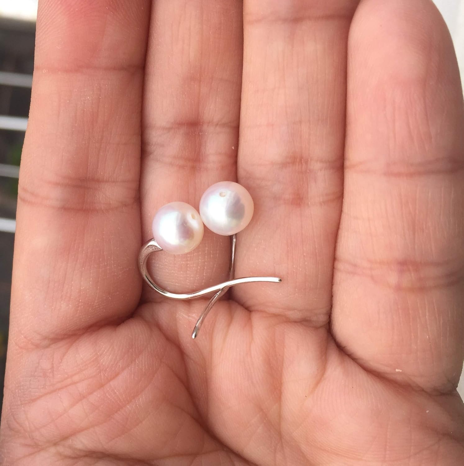 Freshwater Baby Pearl Silver Earrings