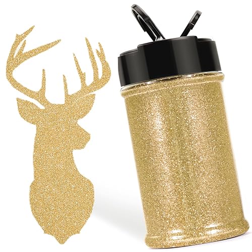 HTVRONT Fine Gold Glitter - 50g Ultra Fine Resin Nail