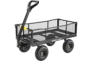 Gorilla Carts Steel Utility Cart: The Ultimate Heavy-Duty Solution for Your Outdoor Needs