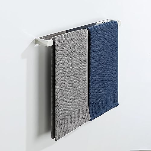 Vista 30 de Alise Toallero de baño, soporte de pared para toallas de baño, toallero para baño, toallero de acero inoxidable SUS304 de 8 pulgadas, negro mate