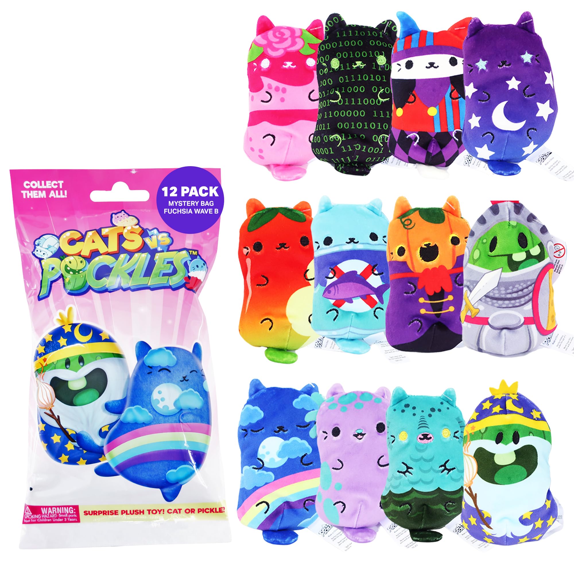 Cats vs Pickles 12pk Mystery Bags Fuchsia Wave B 4