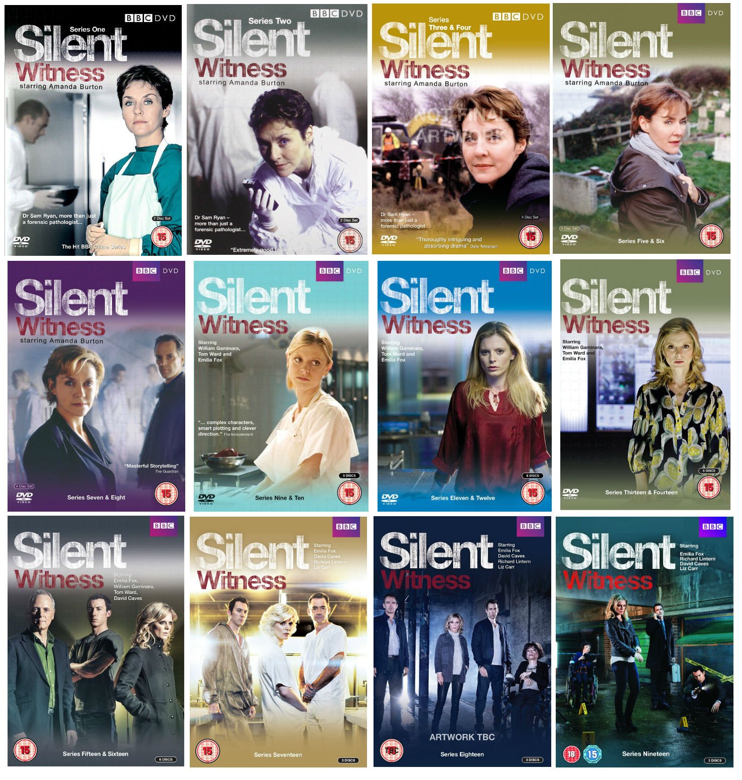 BBC Silent Witness 1-19 Complete Series 1, 2, 3, 4, 5, 6, 7, 8, 9