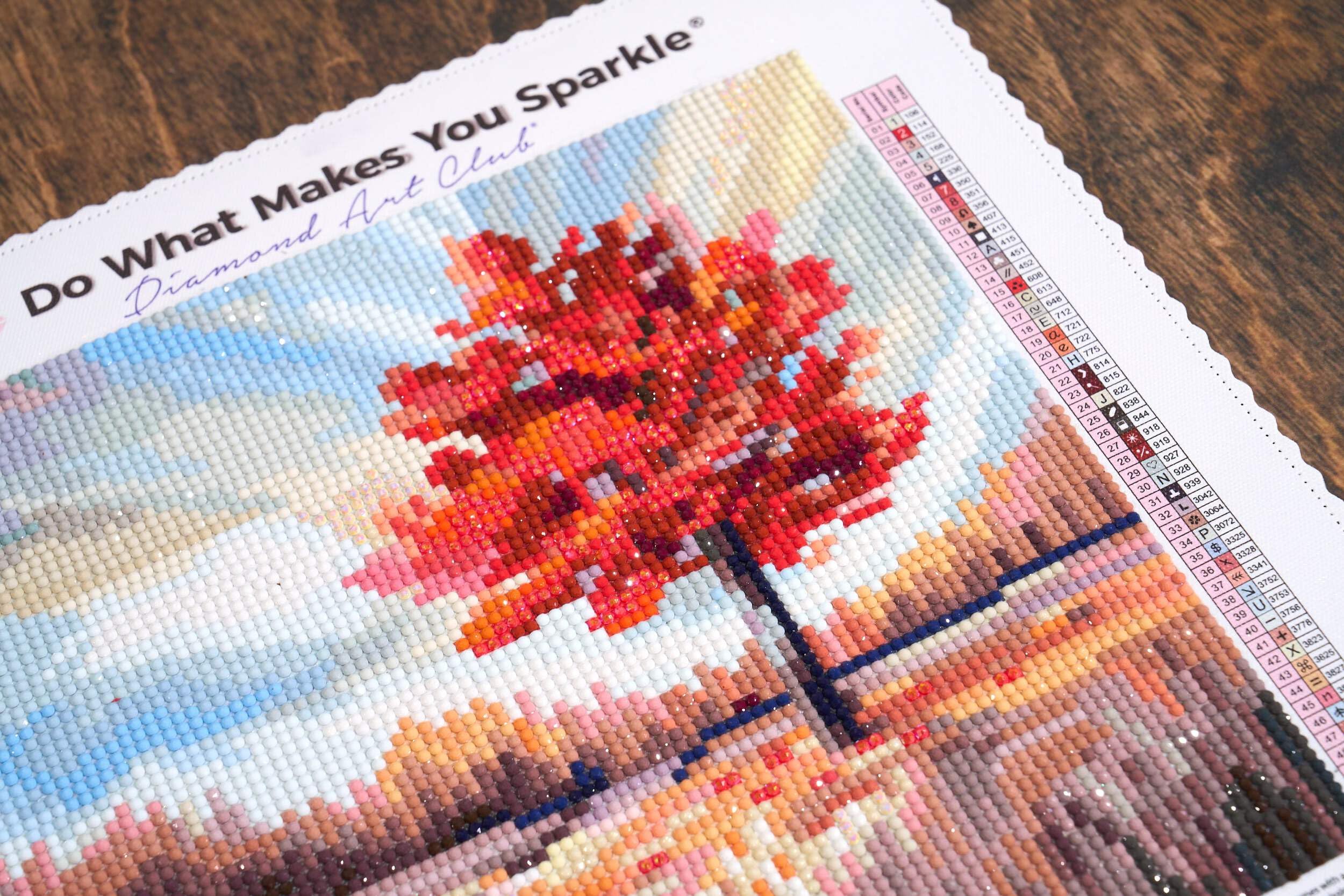 DIY Diamond Art Kit ダイヤモンドアートクラブ Amazon.com: DIAMOND ART CLUB Big Red Diamond Painting Kit, Fun DIY