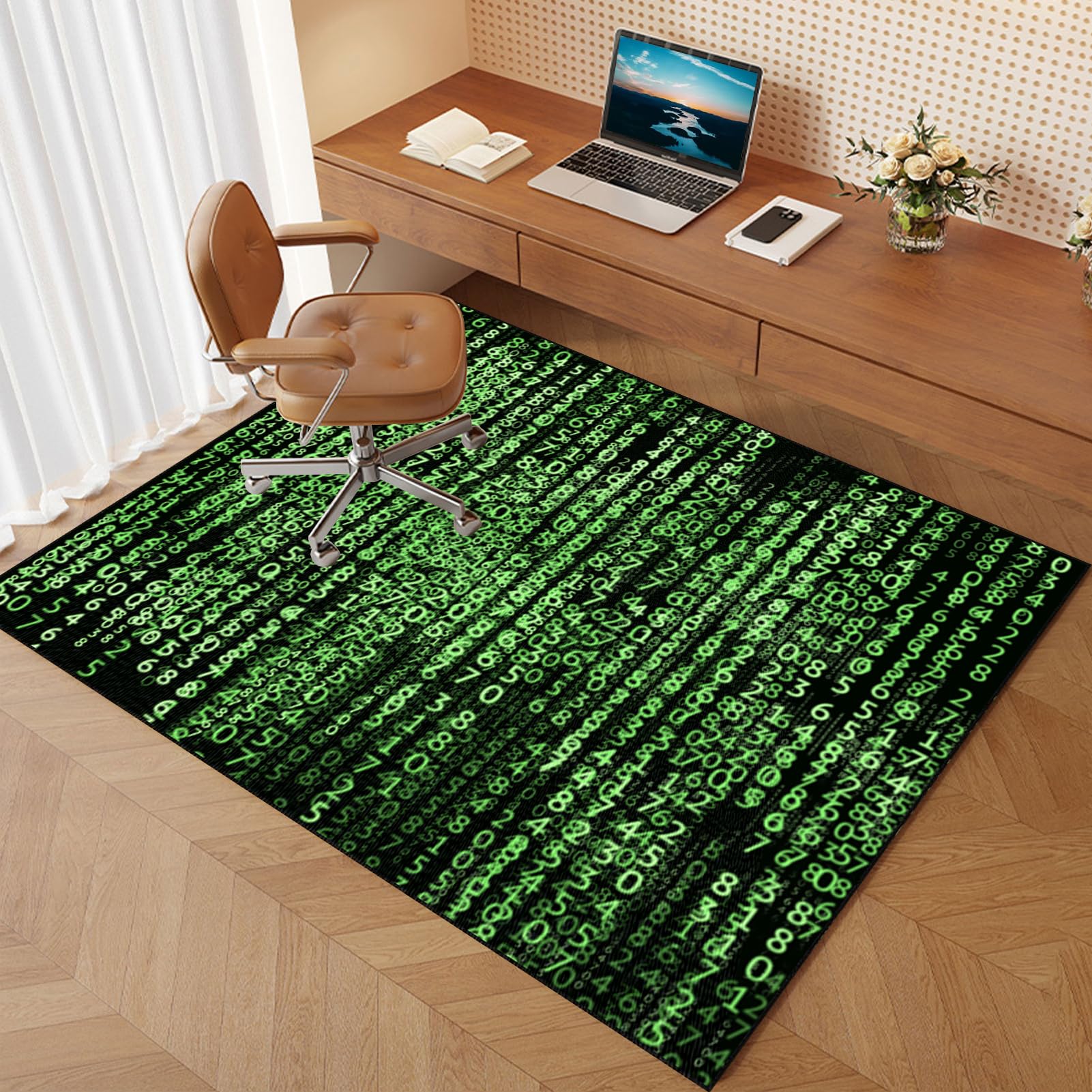 Mata biurowa na krzesło na kółkach 180 x 230 cm mata na krzesło gamingowe mata na biurko antypoślizgowa podłoga ochraniacze na krzesło koła mata dla graczy podłoga podłoga laminowana
