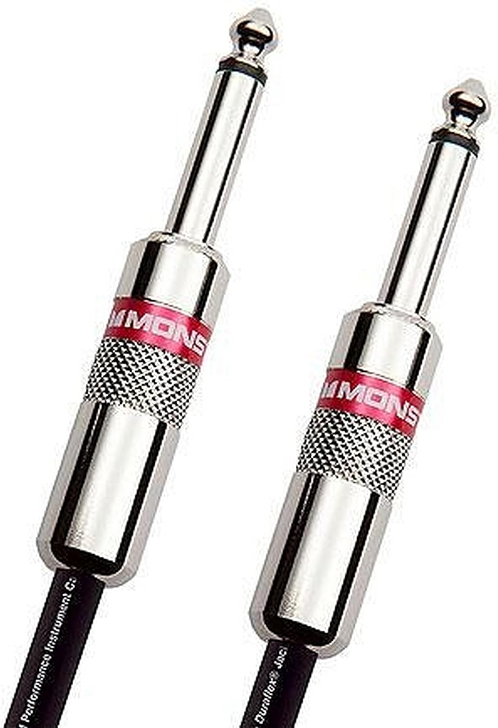 Monster Performer 600 Instrument Cable (3 feet/1 Meter) with Straight 1/4" Plugs