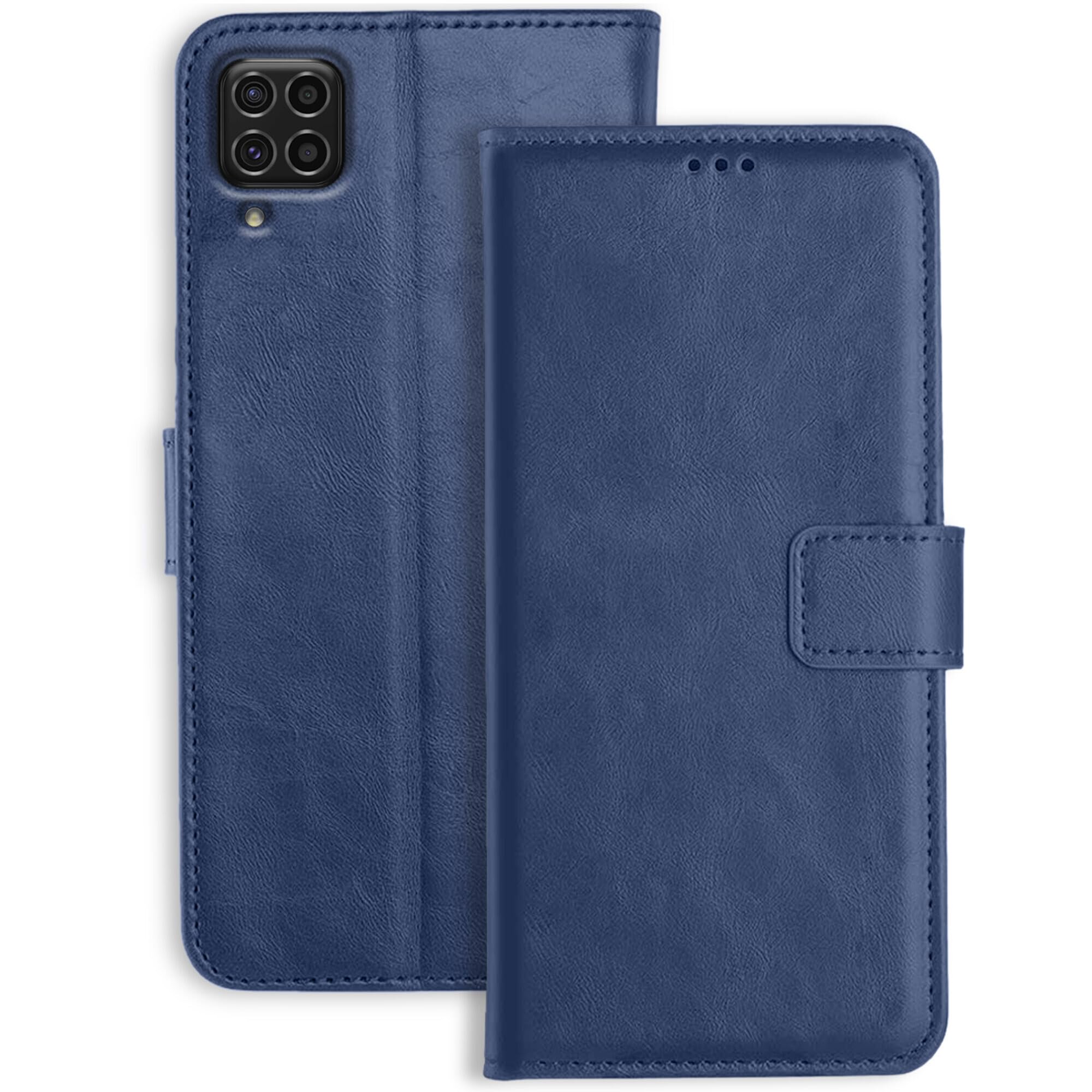 UbrosNetwork Samsung F62 Flip Cover | Leather Finish | Inside Pockets & Stand | Shockproof Wallet Style Magnetic Closure Back Cover Case for Samsung Galaxy F62 (Blue) (B0951WD4BZ) Amazon Price History, Amazon Price Tracker