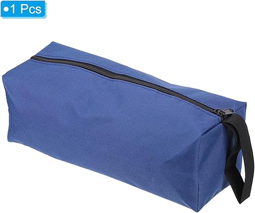 Miniatura 9 de PATIKIL Bolsa de herramientas con cremallera de 12 pulgadas, paquete de 2 bolsas de herramientas multiusos, bolsa impermeable, organizador de