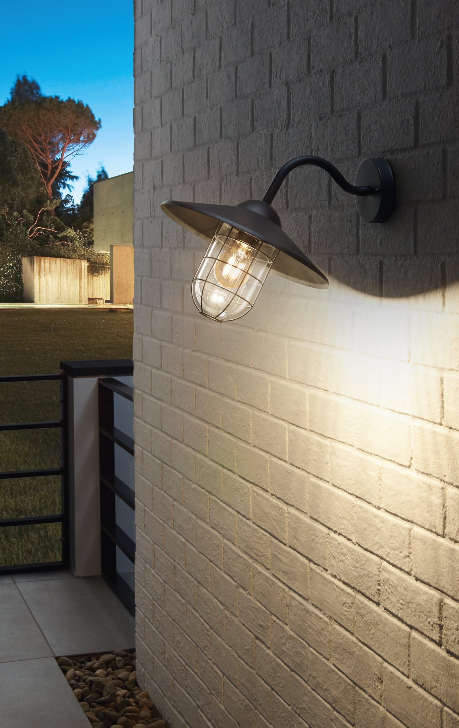 Eglo Navedo Staand 47 cm Zwart 1 Lichtpunt - - Voor 23.59u