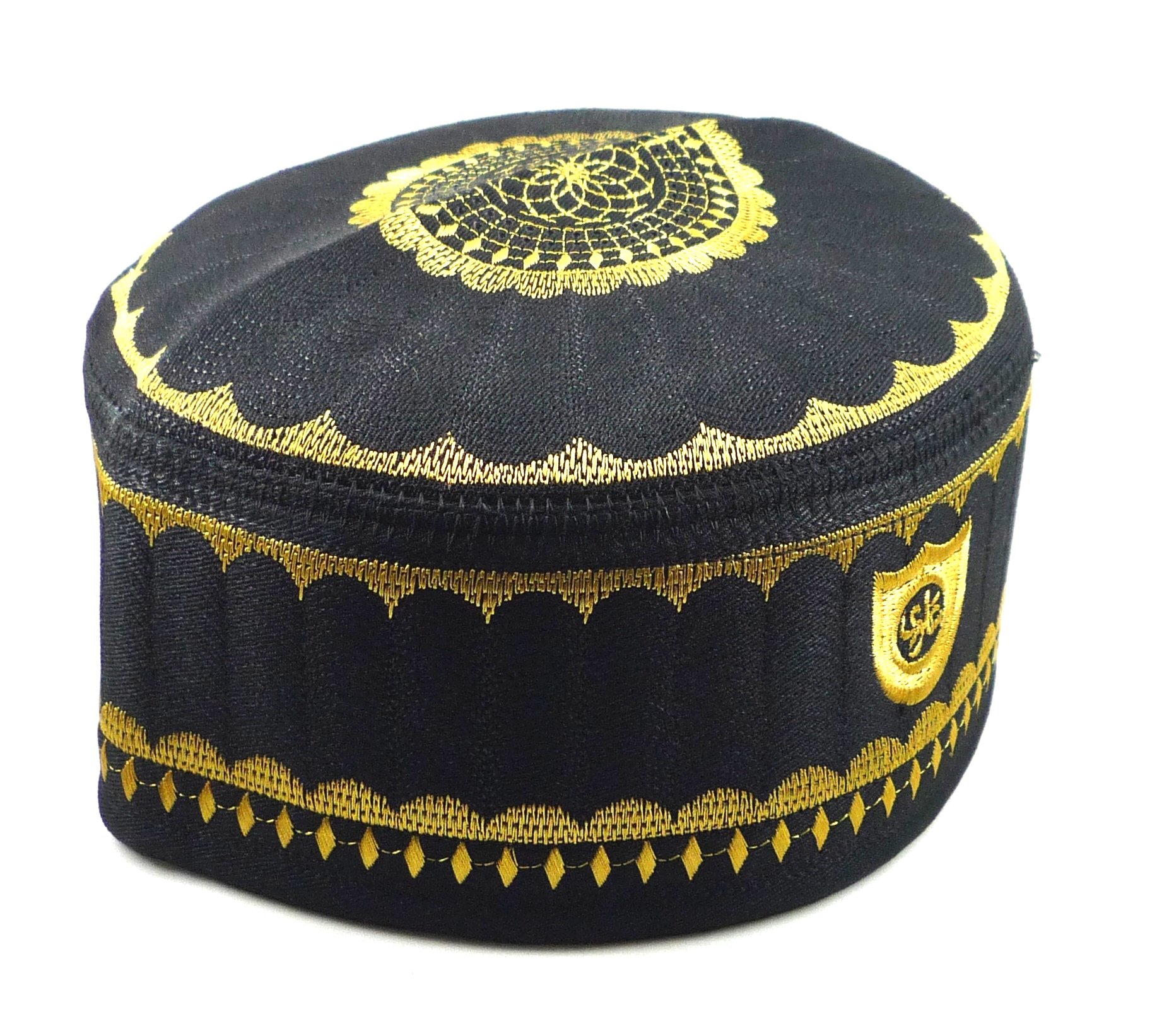 AlweeALW001 Men's Muslim Prayer Kufi Hat Skull Cap Islam takke Praying Beanie