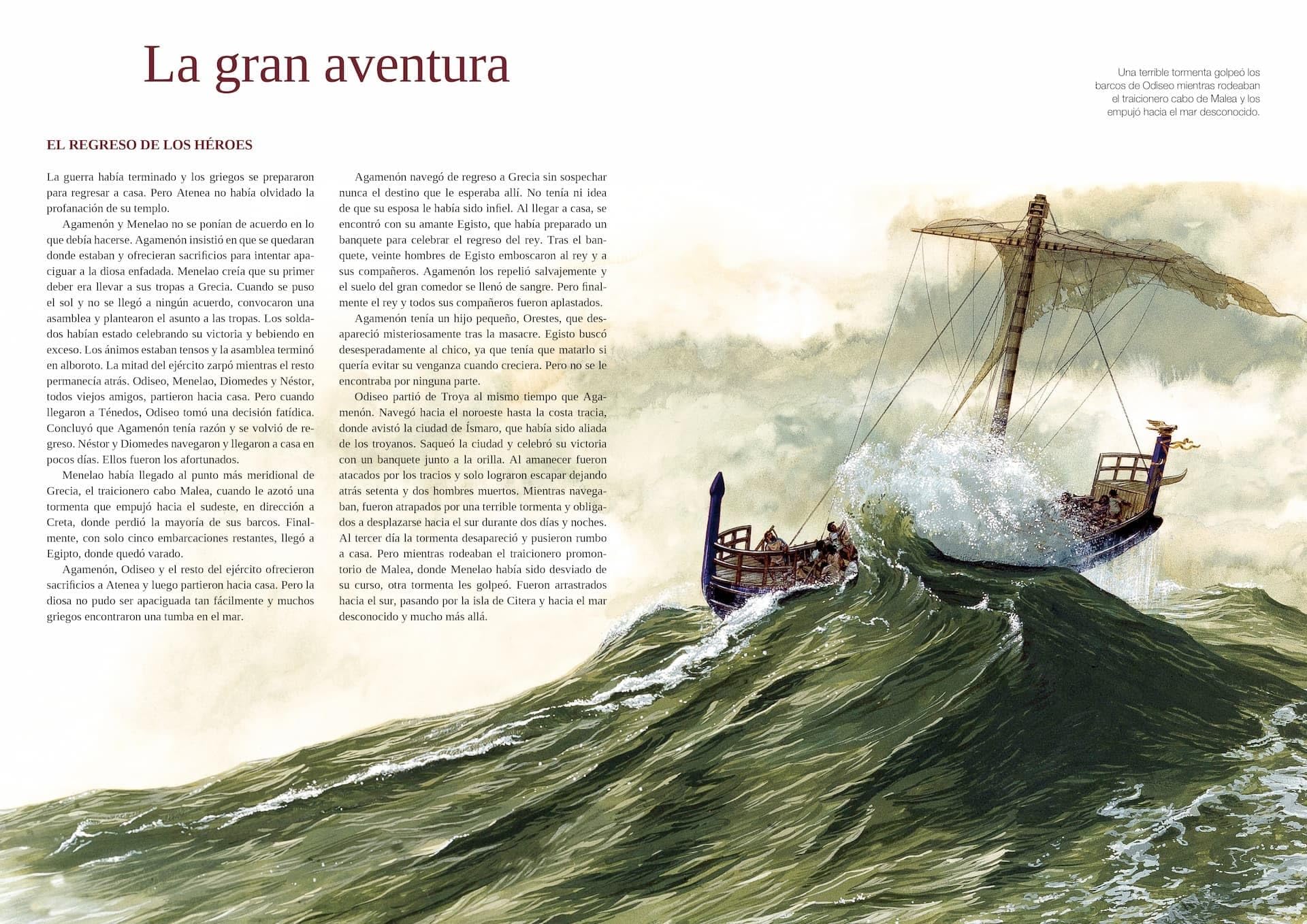 La leyenda de Odiseo: La Ilíada y la Odisea. El mito ilustrado