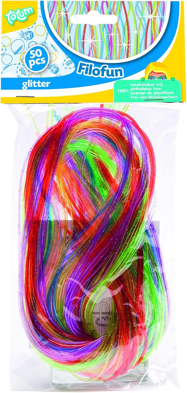 Sac De 30 Scoubidous Paillettes Assorti (80 Cm