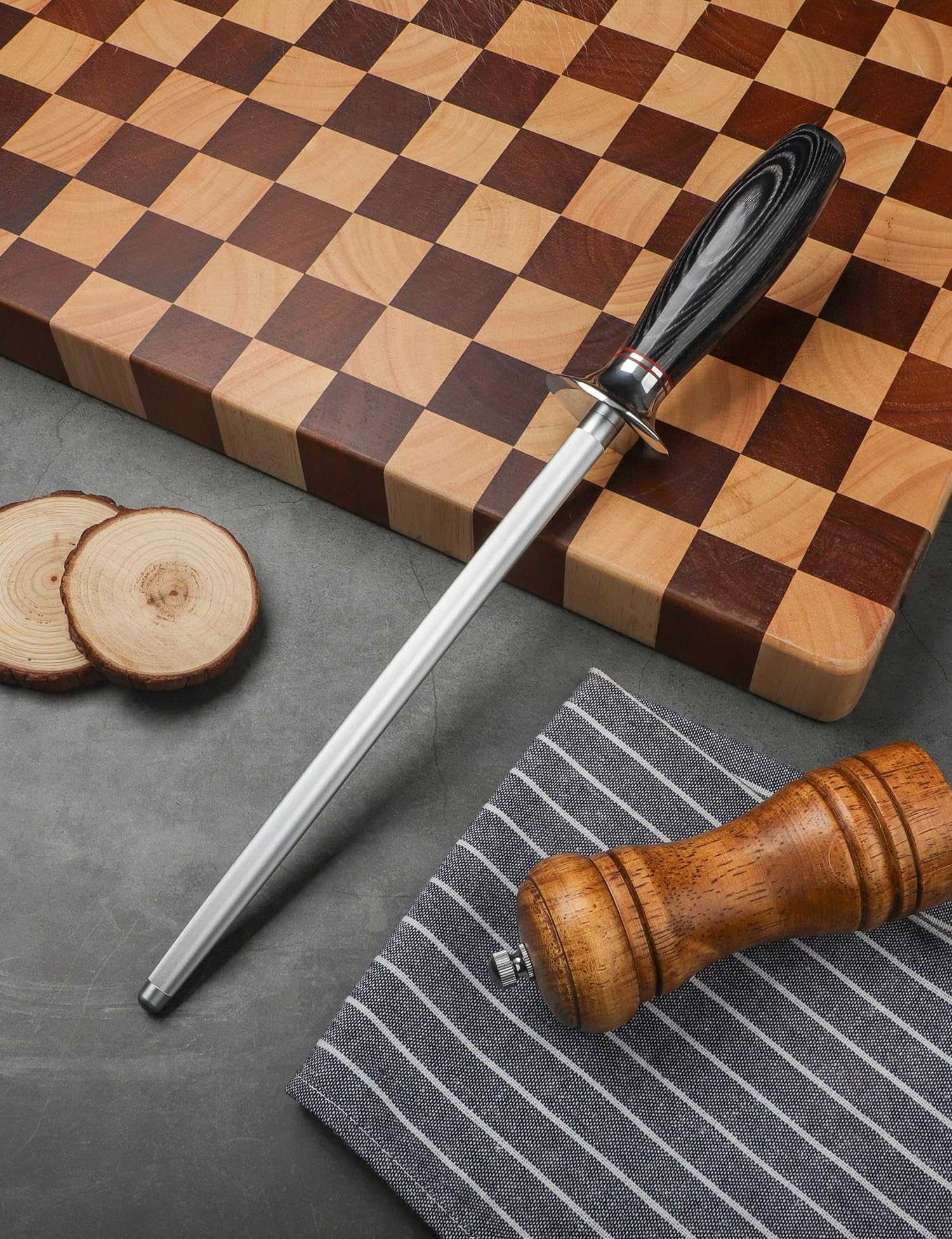Snapklik SANMUZUO Honing Rod Sharpening Steel For Kitchen Knives snapklik-sanmuzuo-honing-rod-sharpening-steel-for-kitchen-knives