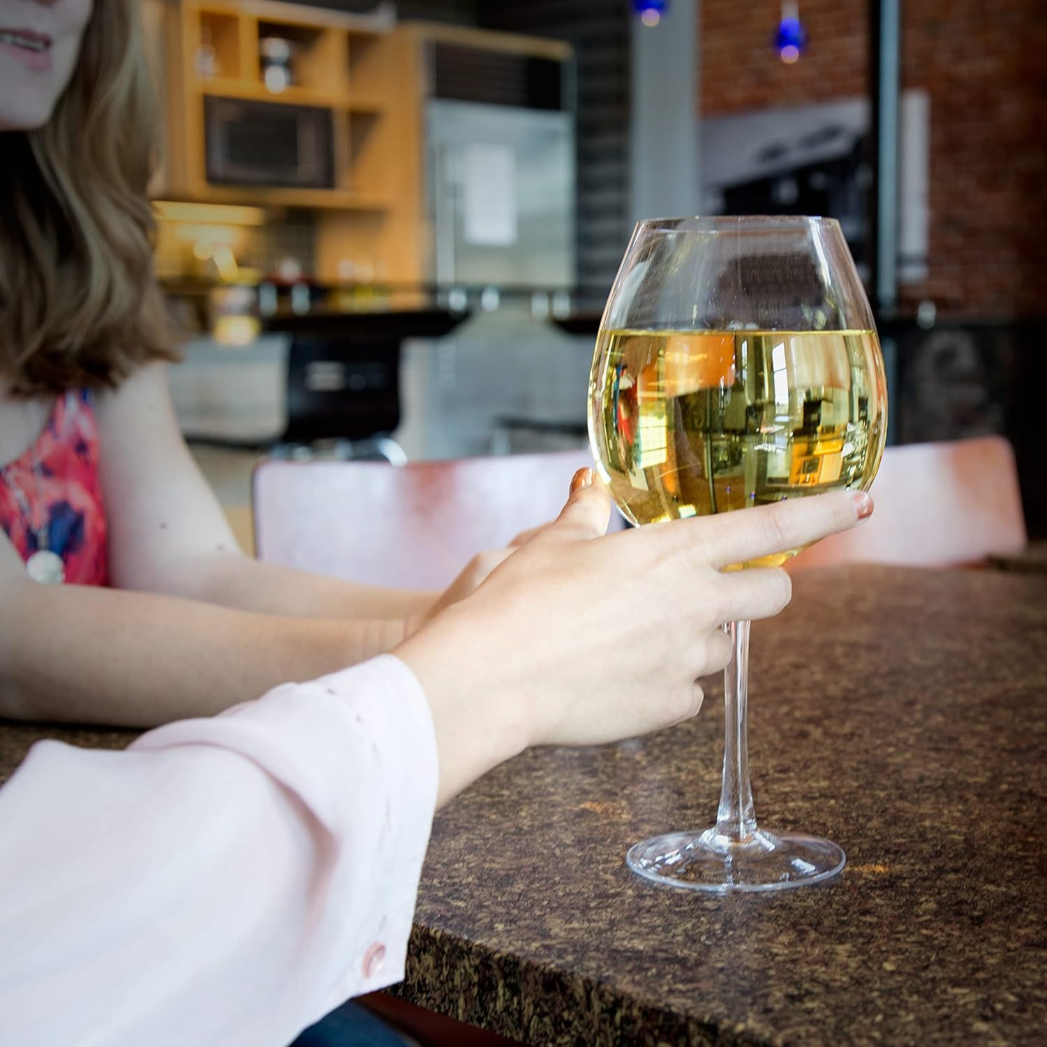 Premium Giant Wine Glass - Holds Full 750ml Bottle of Wine, Fun Gift for Wine Lovers, Perfect for Parties, Celebrations & Events - Image 6