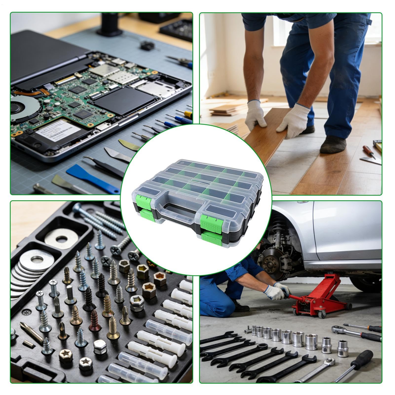 Generisch Schrauben Aufbewahrungs Organizer 34-Fach Organizer