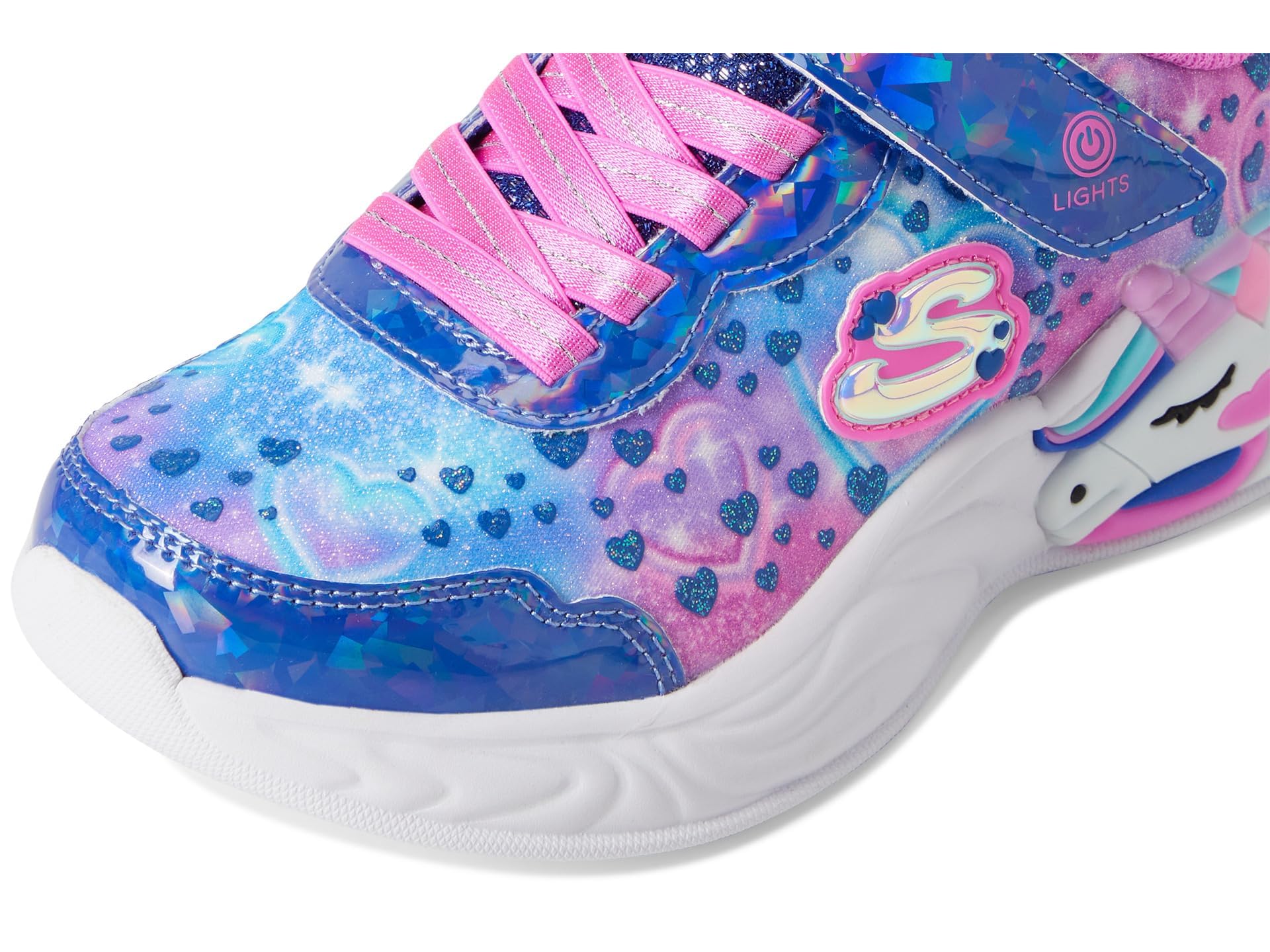 Skechers Unicorn Dreams Heart Sparkles, Zapatillas Niñas