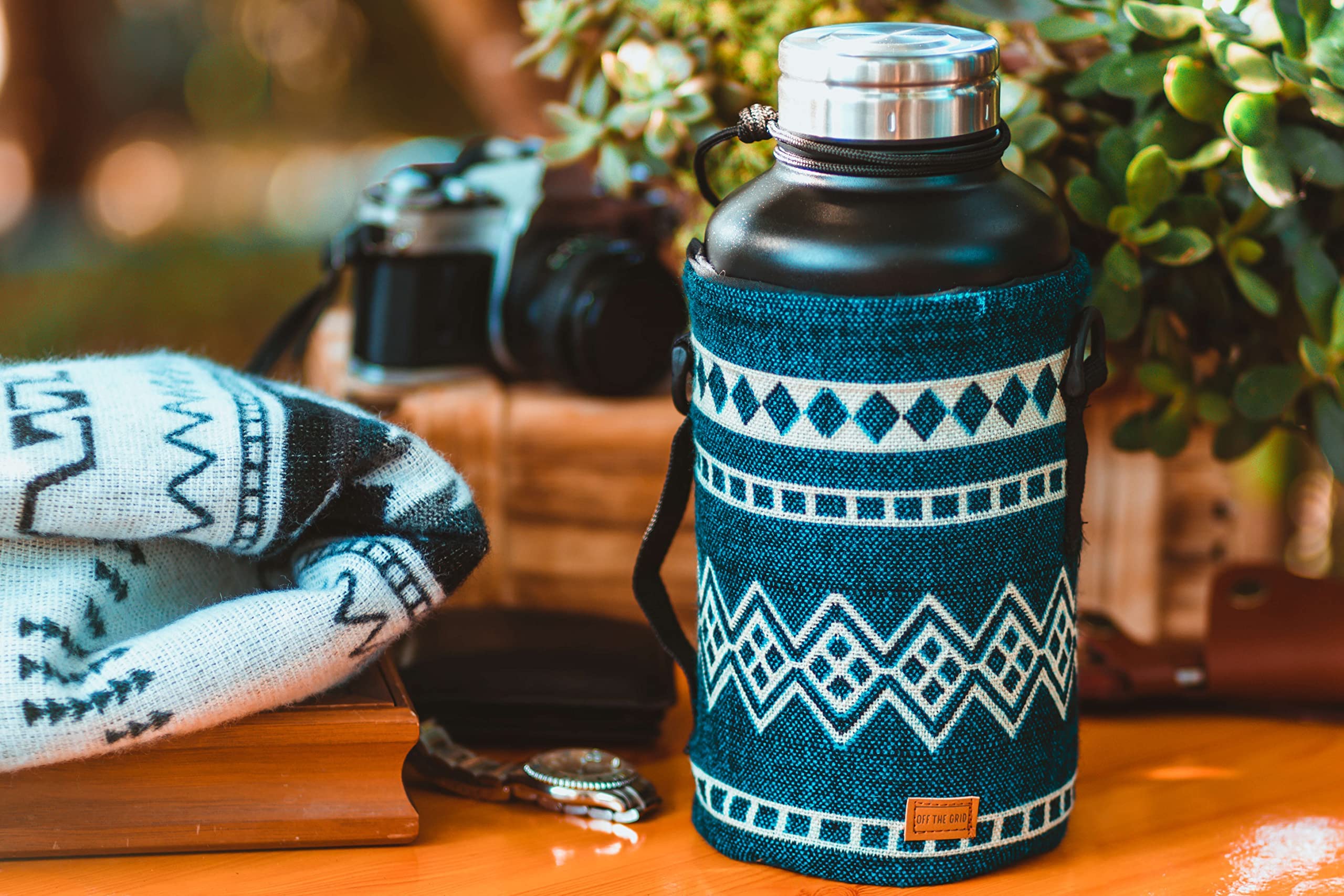 Porte Bouteille Isotherme Sac Gourde Avec Bandoulière 1L Avec Poche Pour Téléphone Sac Bouteille Porte Bouteille Isotherme Sac Gourde Avec Bandoulière 1L Avec Poche Pour Téléphone Sac Bouteille
