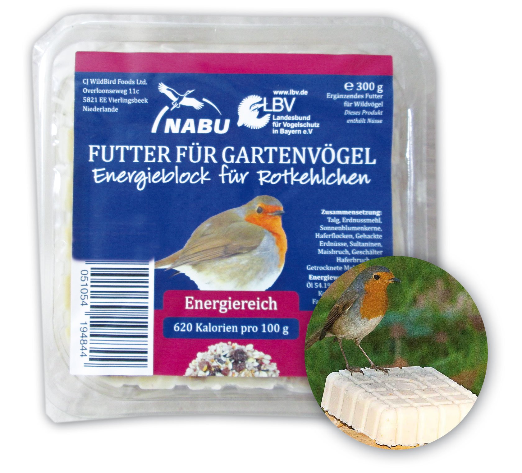 CJ Wildlife Energieblock mit Mehlwürmern