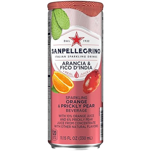 Miniatura 5 de San Pellegrino Pera espinosa y bebidas brillantes italianas italianas 1115 latas de onza 24 cuentas