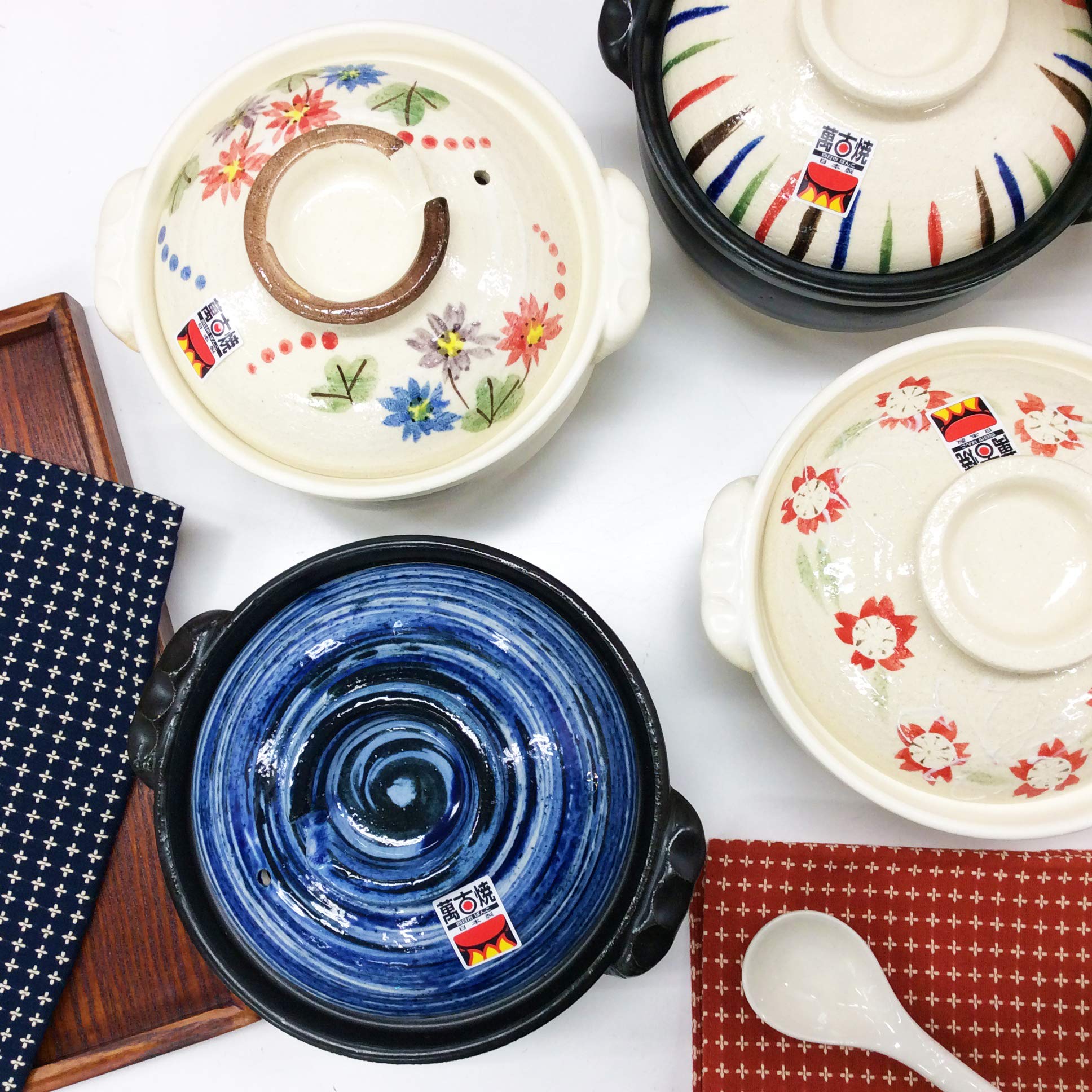 Amazon | 萬古焼 土鍋 寒緋桜 雑炊鍋 | 吉祥寺菊屋 | 土鍋 通販