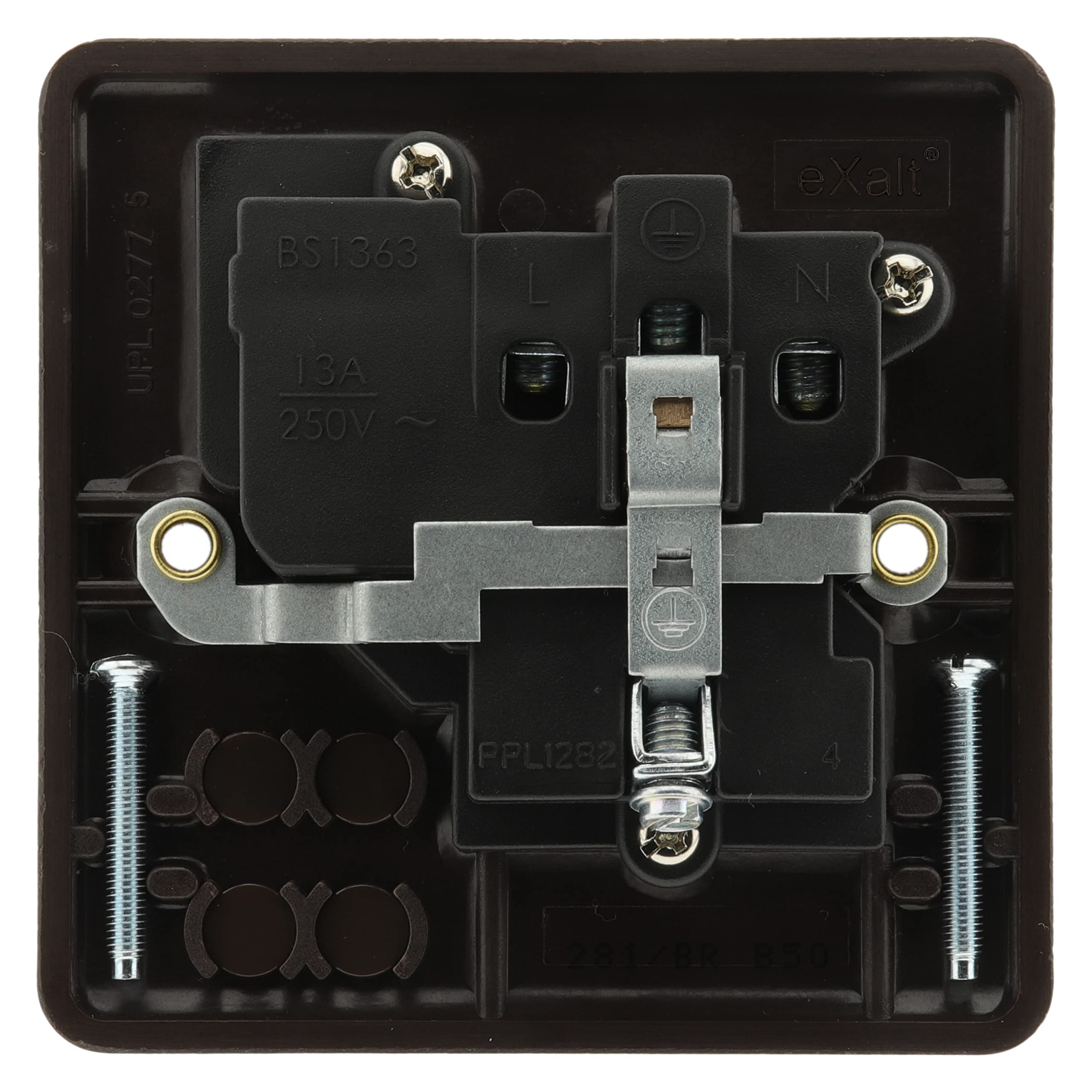 2Gang 2Way 10Amp Wall Switch In Vintage Period Style Bakelite Dark