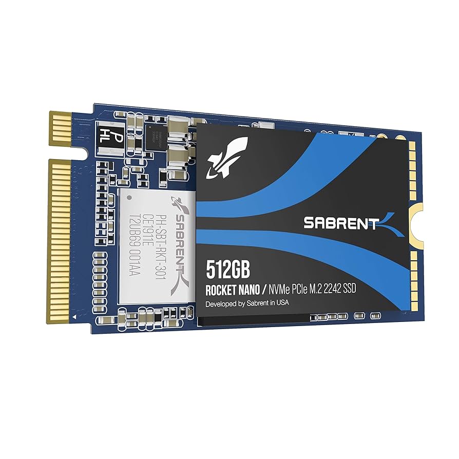 Amazon.com: SABRENT 512GB Rocket NVMe PCIe M.2 2242 DRAM