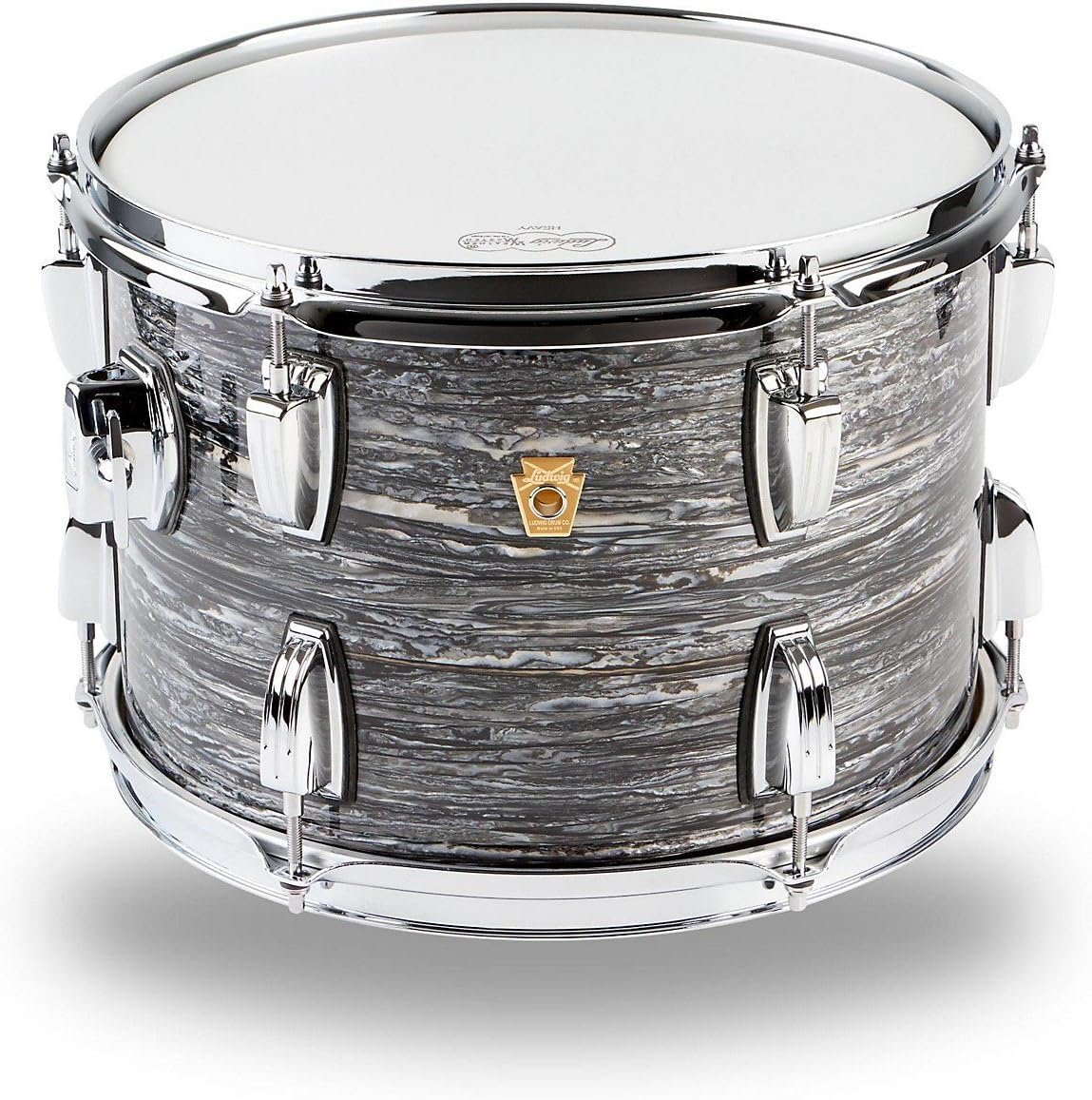 Ludwig Legacy Classic Liverpoop 9 x 13 Tom, Vintage Black Oyster (LLT393LM1QWC)
