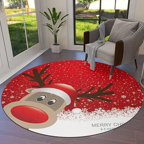 Miniatura 21 de Alfombra redonda de tortuga marina de 4 pies, colección de dibujos animados, alfombra circular (antideslizante), alfombras para niños, sala de