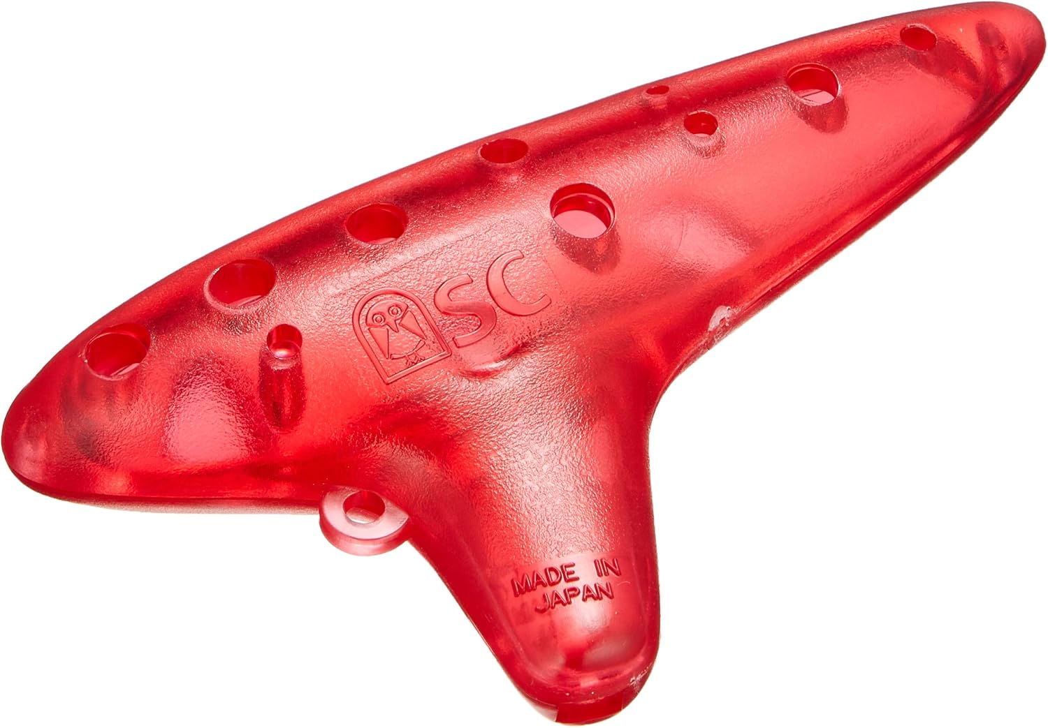 Night Night Plastic Ocarina Soprano C Tone PLA Ocarina SC , red