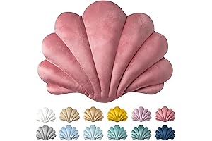 Ashler 3D Shell Throw Pillows: Cozy Comfort with Coastal Charm