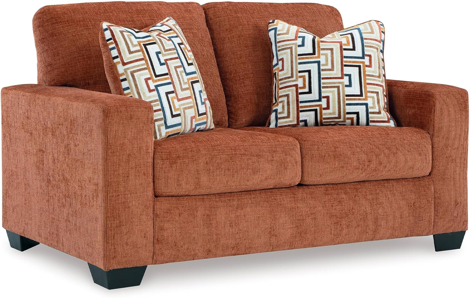 Amazon.com: Signature Design by Ashley Aviemore Casual Loveseat with 2 ...