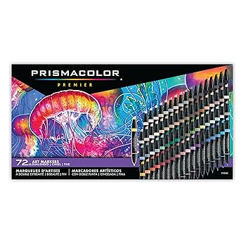 Prismacolor Premier アートスティックス　46本 Amazon.com : Prismacolor Premier Dual-Ended Art Markers
