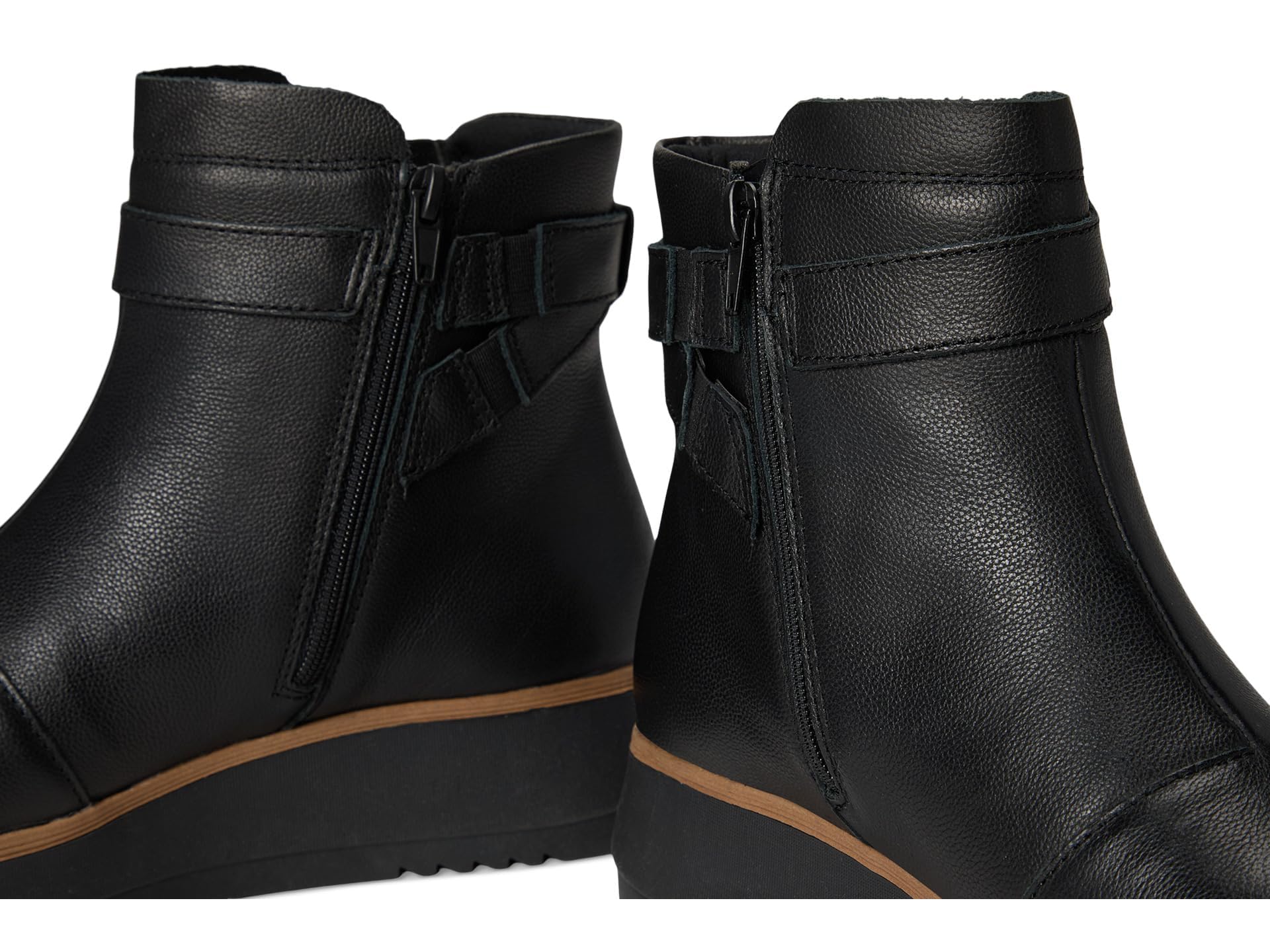 Bottines Clarks Femme Cuir Suédé Noir - Taille UK 6 (EU 39,5), état Impeccable, à Enfiler
