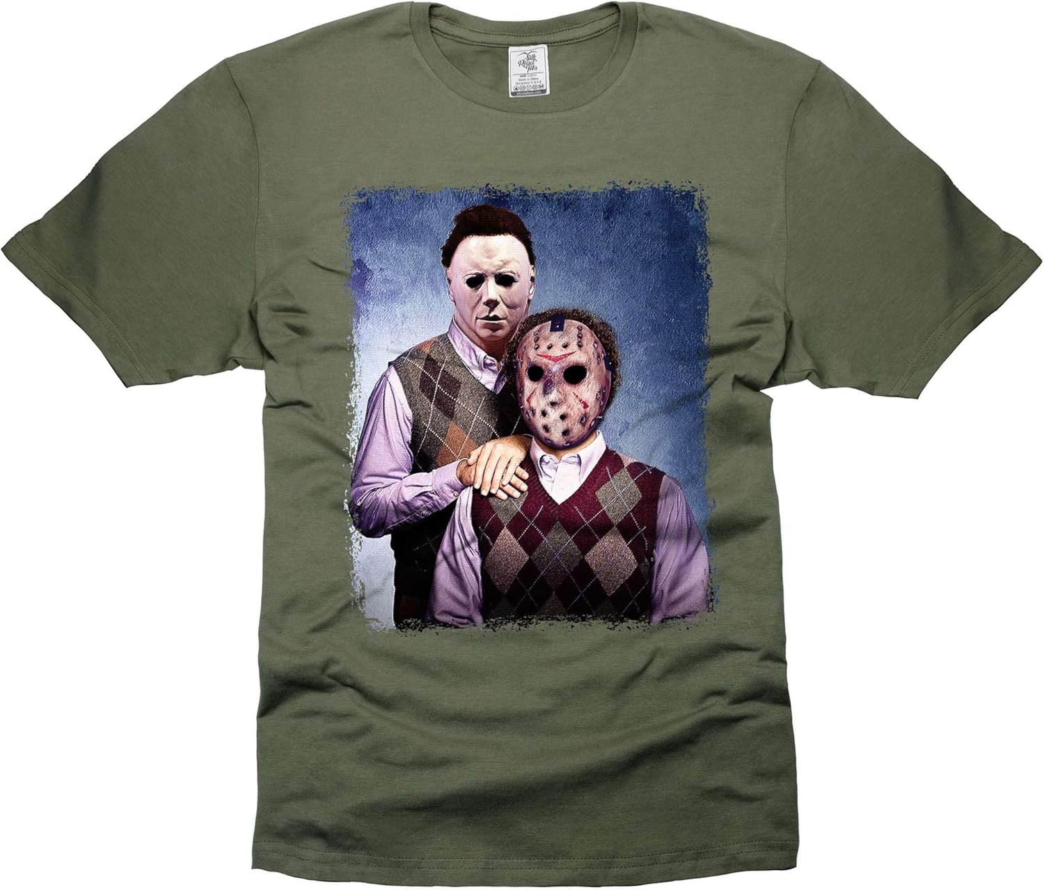 Jason and Michael Halloween Step Brothers Movie T-Shirt, Michael Myers Halloween T-Shirt - Image 4
