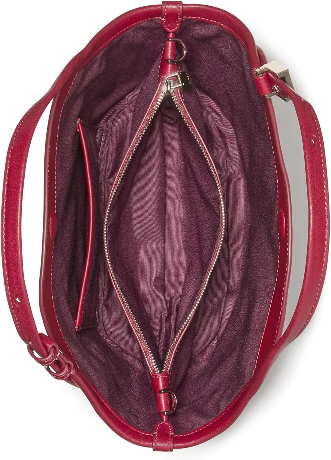 kate spade new york womens Deco Fine Grain Leather Small Tulip Tote - Image 3