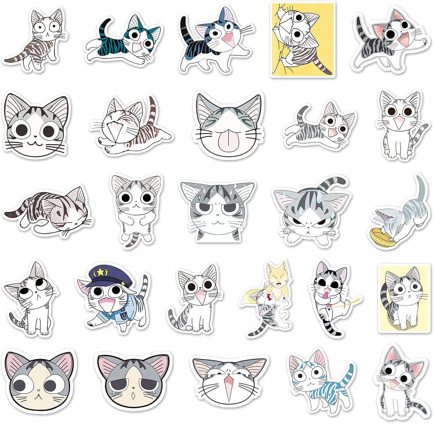 Animal Stickers for Kids, Waterproof Vinyl Stickers for Laptop Phone Guitar Kid Sticker Pack, Kid Classroom Prizes for Elementary Students Luggage Water Bottles Youth Adult Games, Non-Repeating (K14) image 3