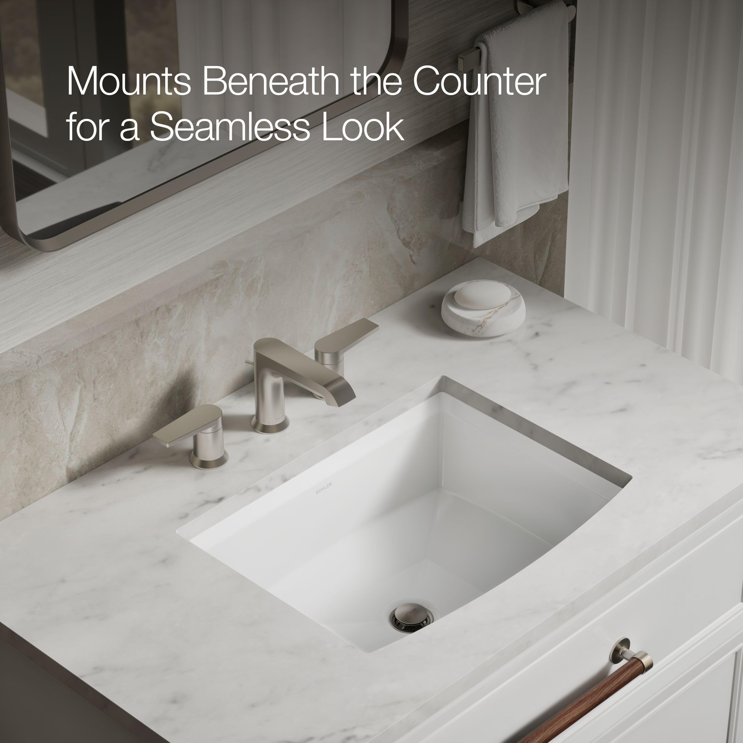 KOHLER K-2355-47 Archer Lavabo encastrable