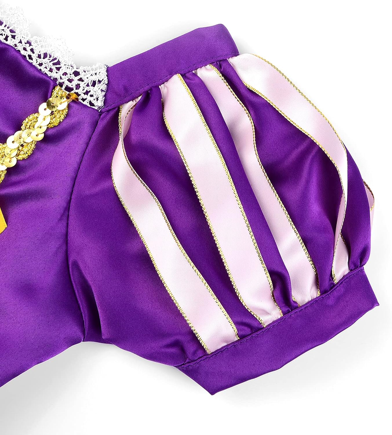 JerrisApparel Girls Princess Costume Halloween Cosplay Dress Party Wear with Accessories - Image 6