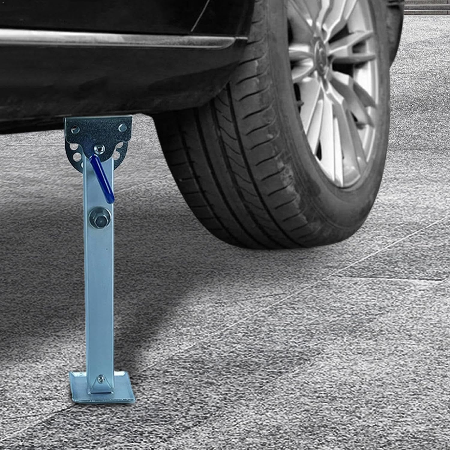 Adjustable Leveling Jacks for Trailers | Stabilizer Support Legs | Aluminum Legs for Motorcycle Trailers | Travel Stabilizer Support (Multicolor 1 Pack)